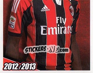 Sticker Bakaye Traore in azione - A.C. Milan 2012-2013 - Footprint