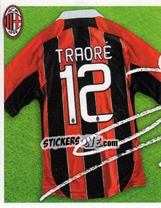 Sticker 12 - autografo - A.C. Milan 2012-2013 n. 266 - Footprint