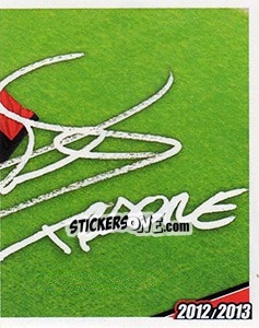 Sticker 12 - autografo - A.C. Milan 2012-2013 - Footprint