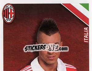 Sticker Stephan El Shaarawy in azione - A.C. Milan 2012-2013 n. 274 - Footprint