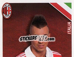 Sticker Stephan El Shaarawy in azione - A.C. Milan 2012-2013 - Footprint