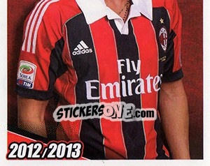 Cromo Stephan El Shaarawy in azione - A.C. Milan 2012-2013 - Footprint