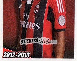 Sticker Krkic Bojan in azione - A.C. Milan 2012-2013 - Footprint