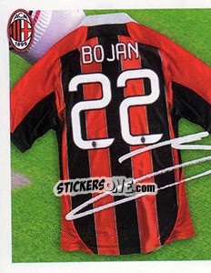 Sticker 22 - autografo - A.C. Milan 2012-2013 n. 281 - Footprint