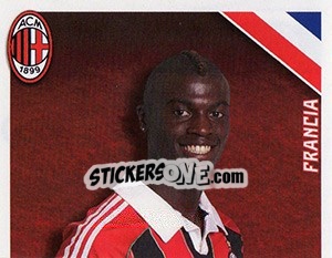 Sticker Mbaye Niang in azione - A.C. Milan 2012-2013 - Footprint