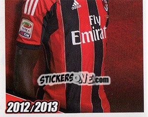 Sticker Mbaye Niang in azione - A.C. Milan 2012-2013 - Footprint