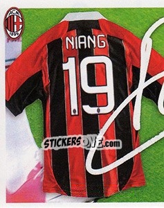 Sticker 19 - autografo - A.C. Milan 2012-2013 n. 286 - Footprint