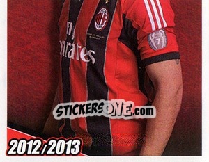 Sticker Pato in azione - A.C. Milan 2012-2013 n. 290 - Footprint