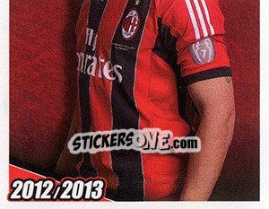 Cromo Pato in azione - A.C. Milan 2012-2013 - Footprint