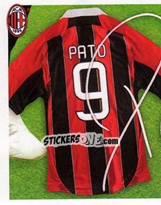 Cromo 9 - autografo - A.C. Milan 2012-2013 - Footprint