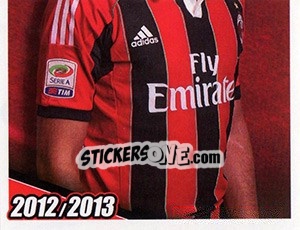 Figurina Giampaolo Pazzini in azione - A.C. Milan 2012-2013 - Footprint