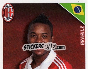 Sticker Robinho in azione - A.C. Milan 2012-2013 - Footprint