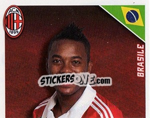 Sticker Robinho in azione - A.C. Milan 2012-2013 n. 299 - Footprint