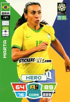 Cromo Marta - FIFA Women's World Cup 2023. Adrenalyn XL
 - Panini