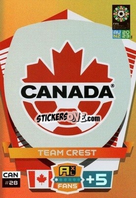 Sticker Emblem - FIFA Women's World Cup 2023. Adrenalyn XL
 n. 28 - Panini
