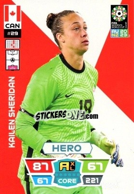 Sticker Kailen Sheridan - FIFA Women's World Cup 2023. Adrenalyn XL
 n. 29 - Panini