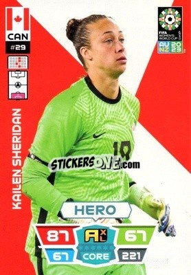 Figurina Kailen Sheridan - FIFA Women's World Cup 2023. Adrenalyn XL
 - Panini