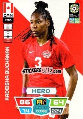 Sticker Kadeisha Buchanan - FIFA Women's World Cup 2023. Adrenalyn XL
 n. 30 - Panini