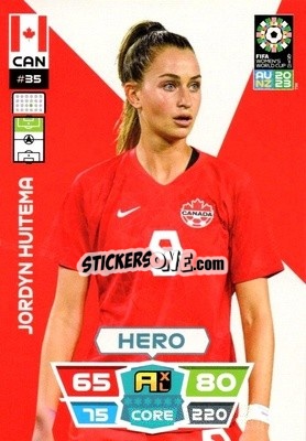Sticker Jordyn Huitema - FIFA Women's World Cup 2023. Adrenalyn XL
 n. 35 - Panini