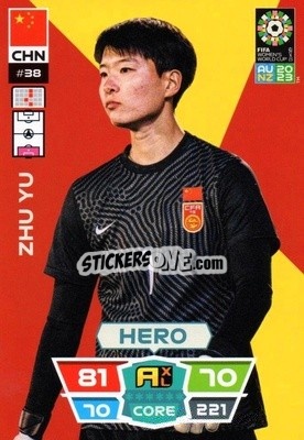 Cromo Zhu Yu - FIFA Women's World Cup 2023. Adrenalyn XL
 - Panini