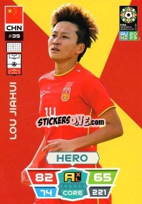 Figurina Lou Jiahui - FIFA Women's World Cup 2023. Adrenalyn XL
 - Panini