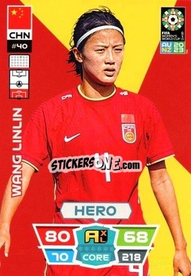 Figurina Wang Linlin - FIFA Women's World Cup 2023. Adrenalyn XL
 - Panini