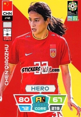 Cromo Chen Qiaozhu - FIFA Women's World Cup 2023. Adrenalyn XL
 - Panini