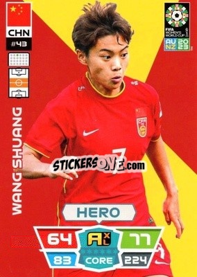 Sticker Wang Shuang - FIFA Women's World Cup 2023. Adrenalyn XL
 - Panini