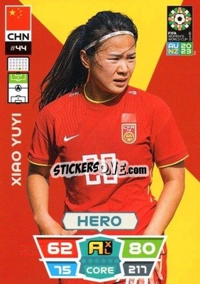 Sticker Xiao Yuyi - FIFA Women's World Cup 2023. Adrenalyn XL
 - Panini