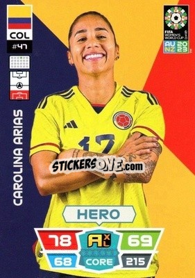 Cromo Carolina Arias - FIFA Women's World Cup 2023. Adrenalyn XL
 - Panini