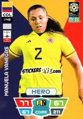 Sticker Manuela Vanegas - FIFA Women's World Cup 2023. Adrenalyn XL
 - Panini