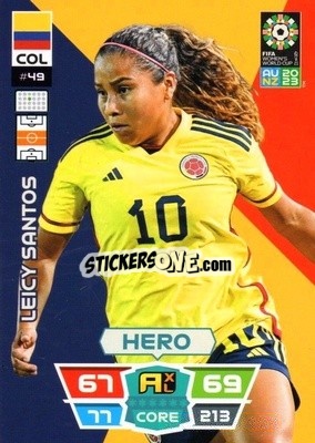 Figurina Leicy Santos - FIFA Women's World Cup 2023. Adrenalyn XL
 - Panini