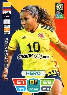 Sticker Leicy Santos - FIFA Women's World Cup 2023. Adrenalyn XL
 n. 49 - Panini