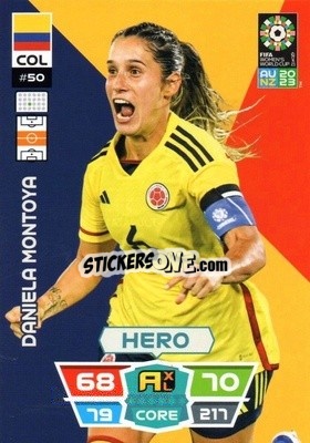 Figurina Daniela Montoya - FIFA Women's World Cup 2023. Adrenalyn XL
 - Panini