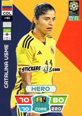 Cromo Catalina Usme - FIFA Women's World Cup 2023. Adrenalyn XL
 - Panini