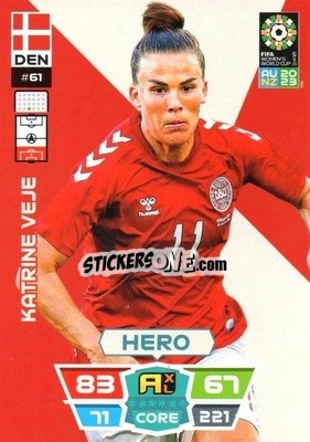 Cromo Katrine Veje - FIFA Women's World Cup 2023. Adrenalyn XL
 - Panini