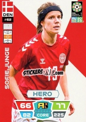 Sticker Sofie Junge - FIFA Women's World Cup 2023. Adrenalyn XL
 n. 62 - Panini