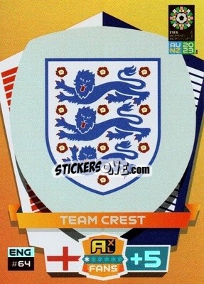 Sticker Emblem - FIFA Women's World Cup 2023. Adrenalyn XL
 n. 64 - Panini