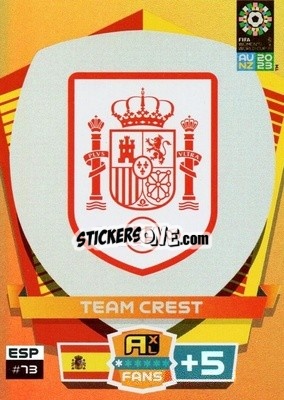 Sticker Emblem - FIFA Women's World Cup 2023. Adrenalyn XL
 n. 73 - Panini