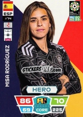 Cromo Misa Rodríguez - FIFA Women's World Cup 2023. Adrenalyn XL
 - Panini