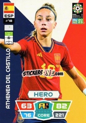 Figurina Athenea del Castillo - FIFA Women's World Cup 2023. Adrenalyn XL
 - Panini