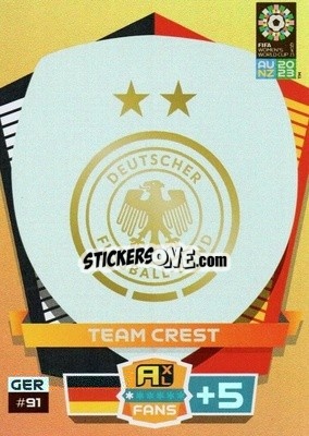 Sticker Emblem - FIFA Women's World Cup 2023. Adrenalyn XL
 n. 91 - Panini
