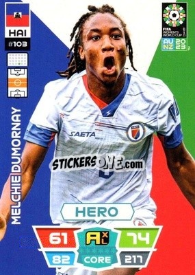 Cromo Melchie Dumornay - FIFA Women's World Cup 2023. Adrenalyn XL
 - Panini