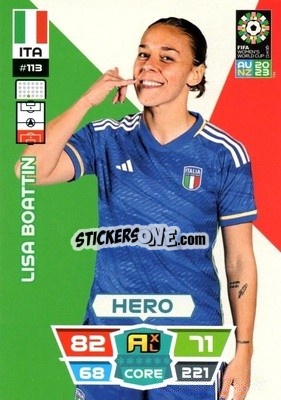 Sticker Lisa Boattin - FIFA Women's World Cup 2023. Adrenalyn XL
 - Panini
