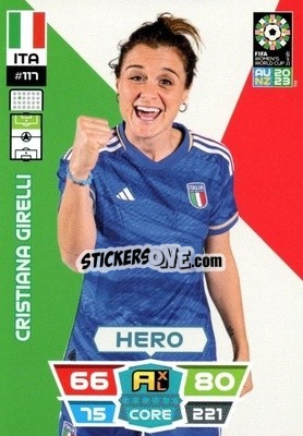 Cromo Cristiana Girelli - FIFA Women's World Cup 2023. Adrenalyn XL
 - Panini