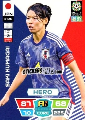 Sticker Saki Kumagai - FIFA Women's World Cup 2023. Adrenalyn XL
 n. 126 - Panini