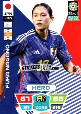 Sticker Fuka Nagano - FIFA Women's World Cup 2023. Adrenalyn XL
 - Panini