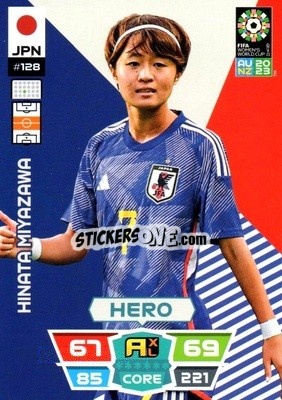 Sticker Hinata Miyazawa - FIFA Women's World Cup 2023. Adrenalyn XL
 n. 128 - Panini