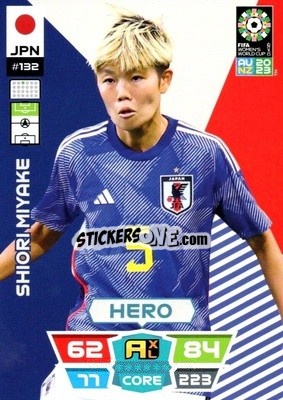 Sticker Shiori Miyake - FIFA Women's World Cup 2023. Adrenalyn XL
 n. 132 - Panini