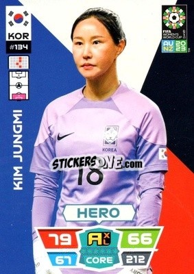 Sticker Kim Jung-mi - FIFA Women's World Cup 2023. Adrenalyn XL
 n. 134 - Panini